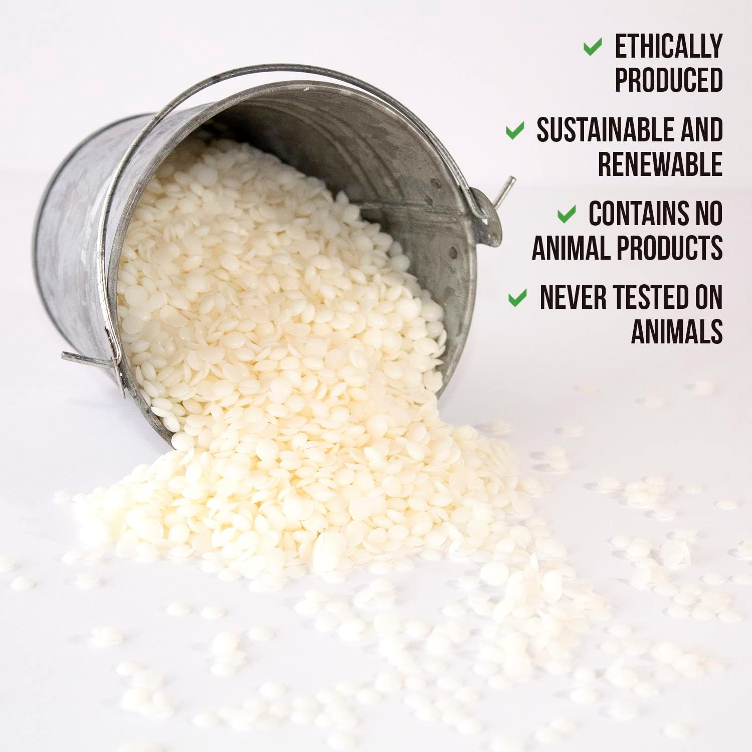 Coconut Soy Wax Beads for Candle Making - Natural Candle Making Supplies