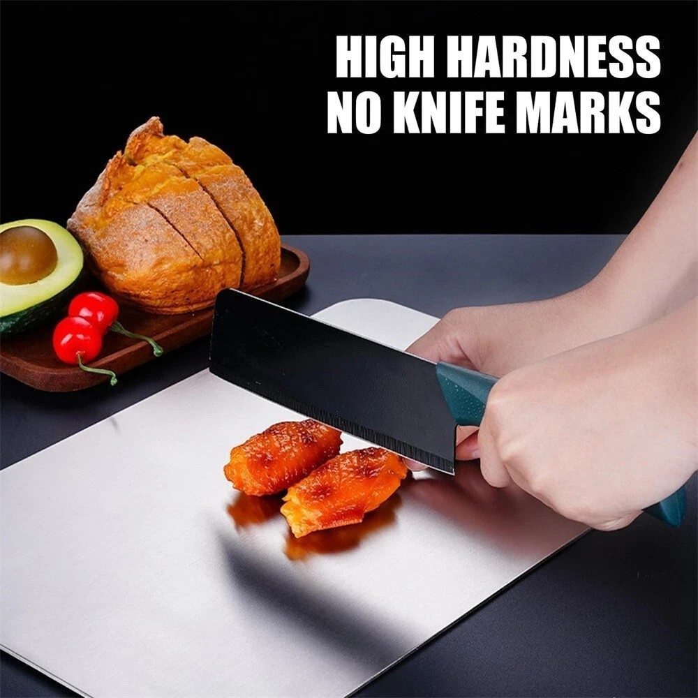 Titanium Cutting Board Double-Sided Titanium Cutting Boards for Kitchen Camping~