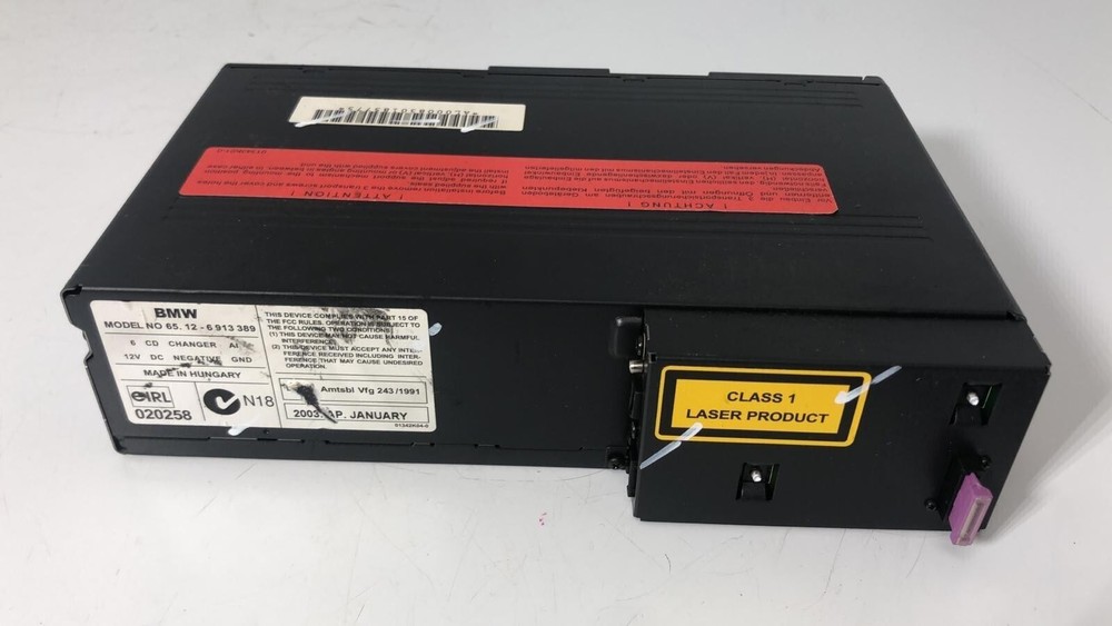 BMW E46 E39 X5 6 CD CHANGER 6913389 NO CODE F23 #074