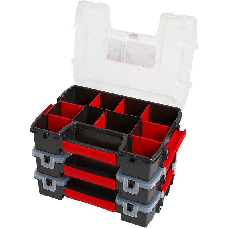 Tool Organizer Removable Dividers Secure Lid Custom Compartments Hand Tools New