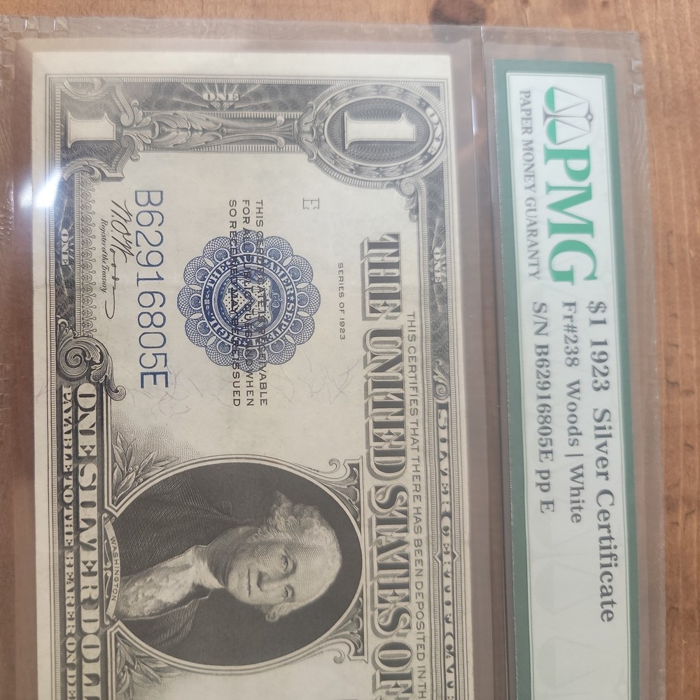 1923 $1 Silver Certificate - PMG 35 EPQ - Fr#238 - Large Size Note