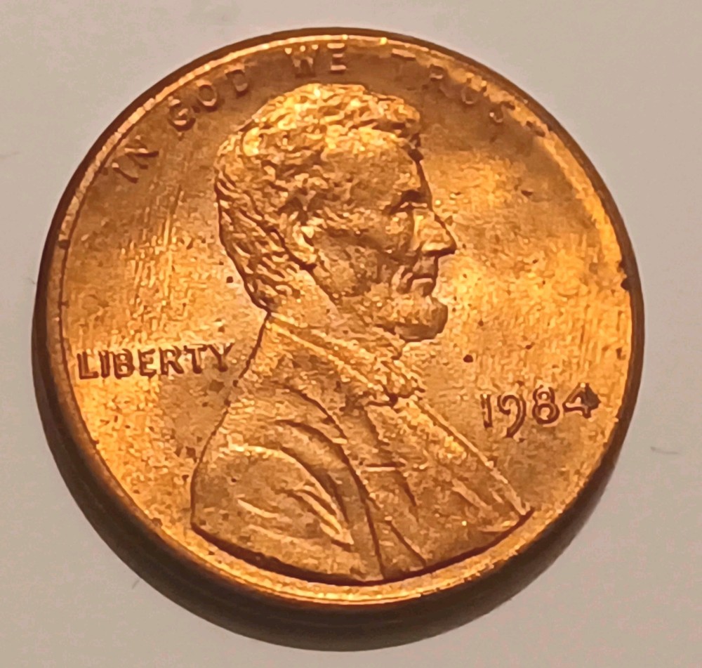 1984 1C, RB (Regular Strike) Lincoln Penny