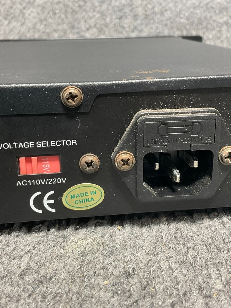 Pyle PPEQ100 Equalizer Audio Plug Broken Multiple Inputs – For Parts