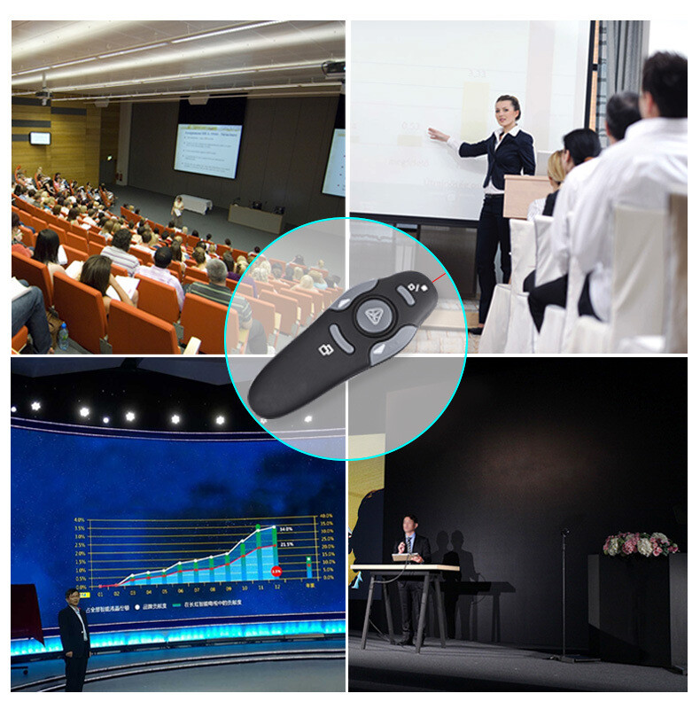 2.4G Wireless USB Powerpoint Presentation PPT Flip Pen Pointer Clicker Presenter