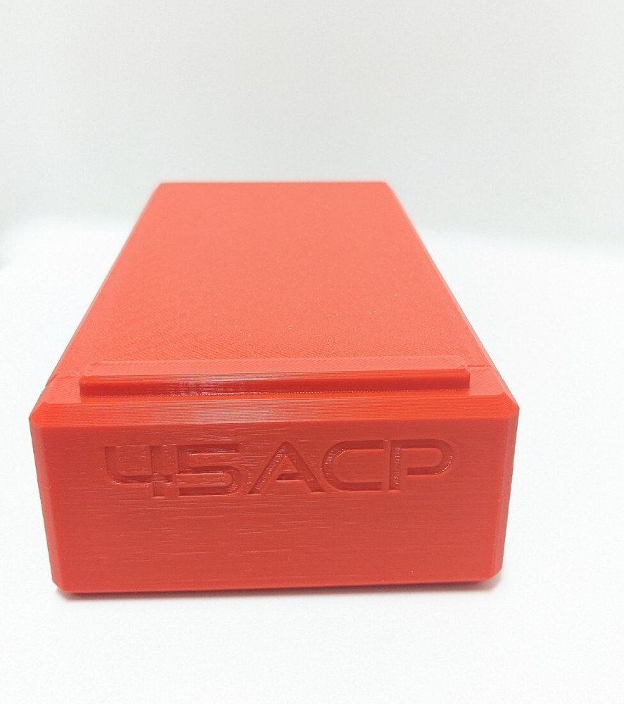 Bullet Box Original 50 Round .45ACP Ammo Case w Removable Lid - Stackable