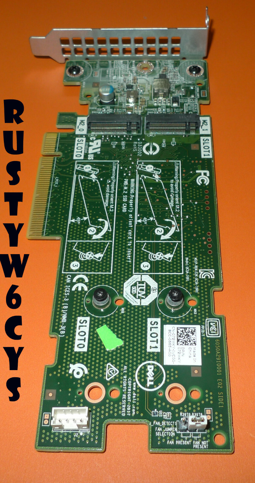 Dell BOSS-S1 Boot Optimized PowerEdge 14TH Gen Server Storage Adapter Card 72WKY