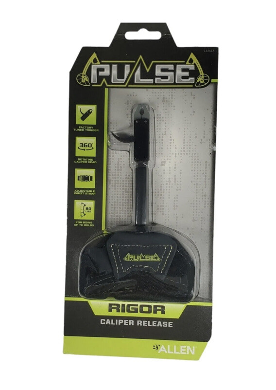 Archery Caliper Release Allen™ RIGOR 360° Rotating Head Adjustable Wrist 80#