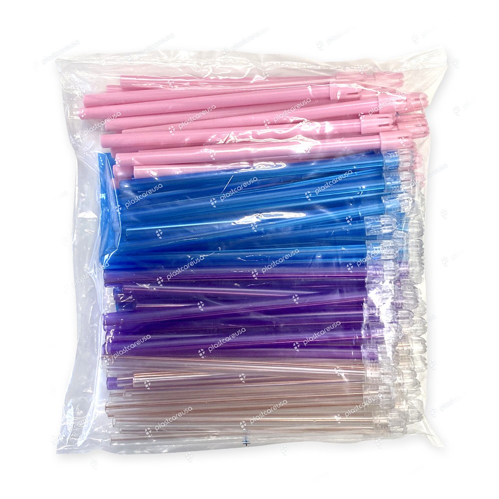 1000 (10 Bags) ASSORTED Dental Saliva Ejectors Ejector Disposable Suction Tips