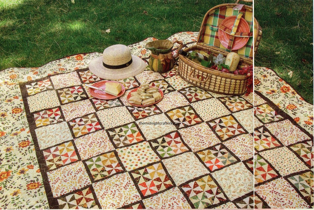 Amber Afternoon Quilt Pattern Pieced JS