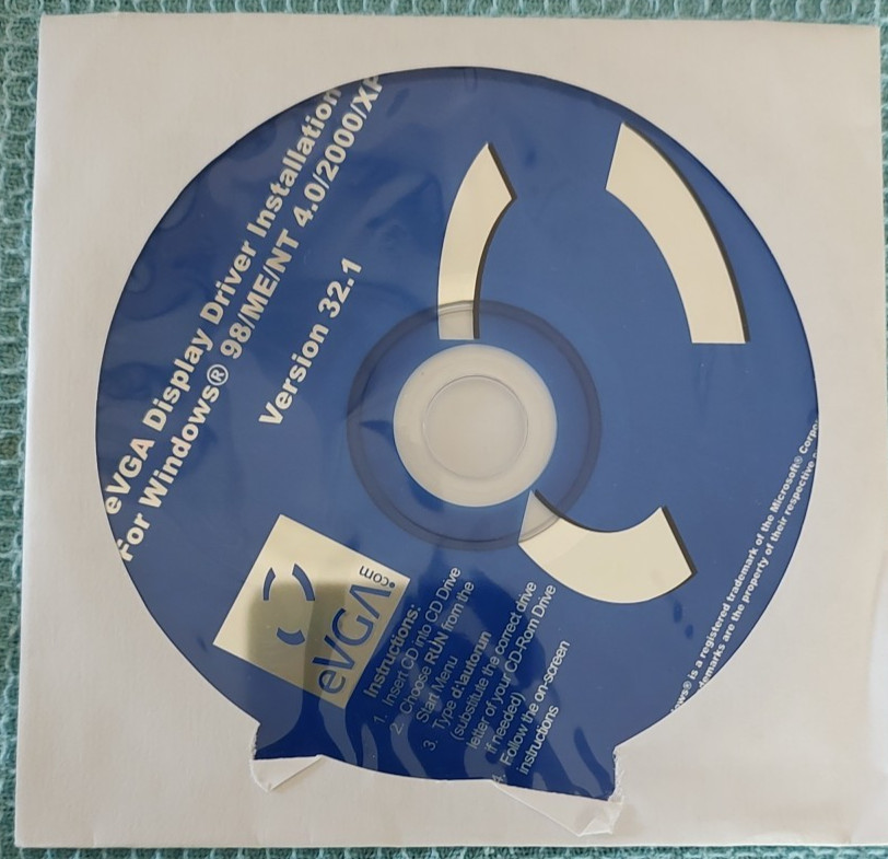 eVGA Display Driver Installation Version 32.1 Windows 98/SE/ME/NT - 4.0/2000/XP