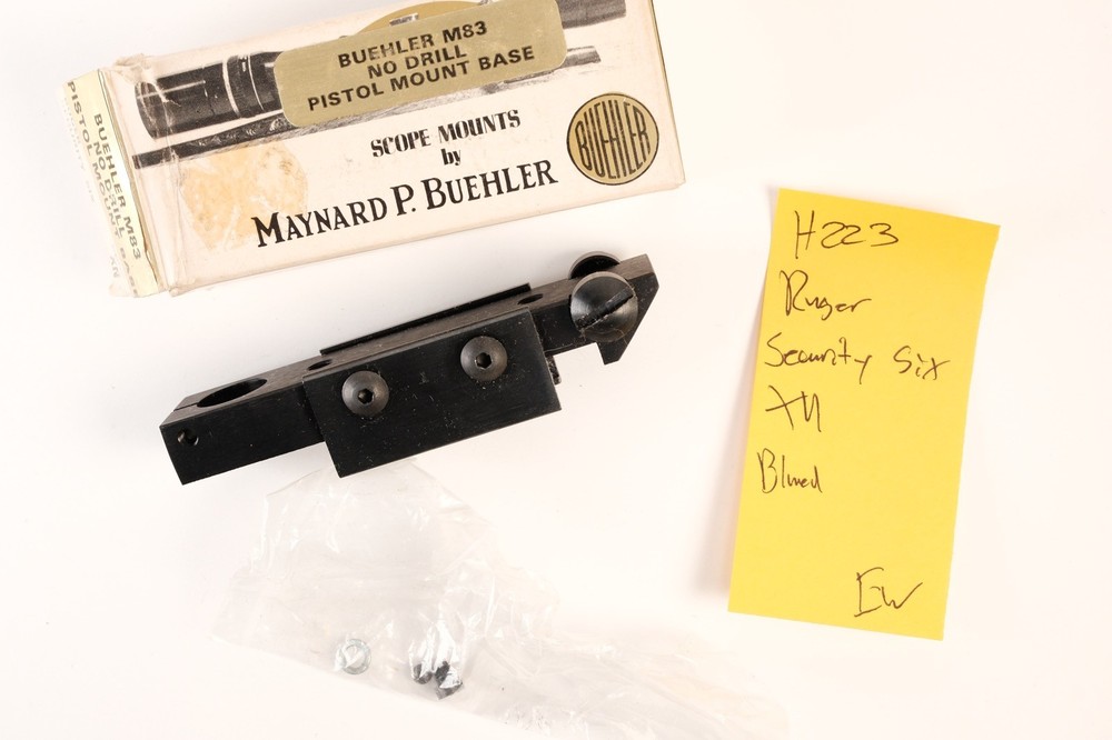 H223 Buehler Scope Mount Base Code XN Ruger Security Six
