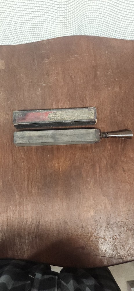 Antique Barbers razor Sharpener With Original Box