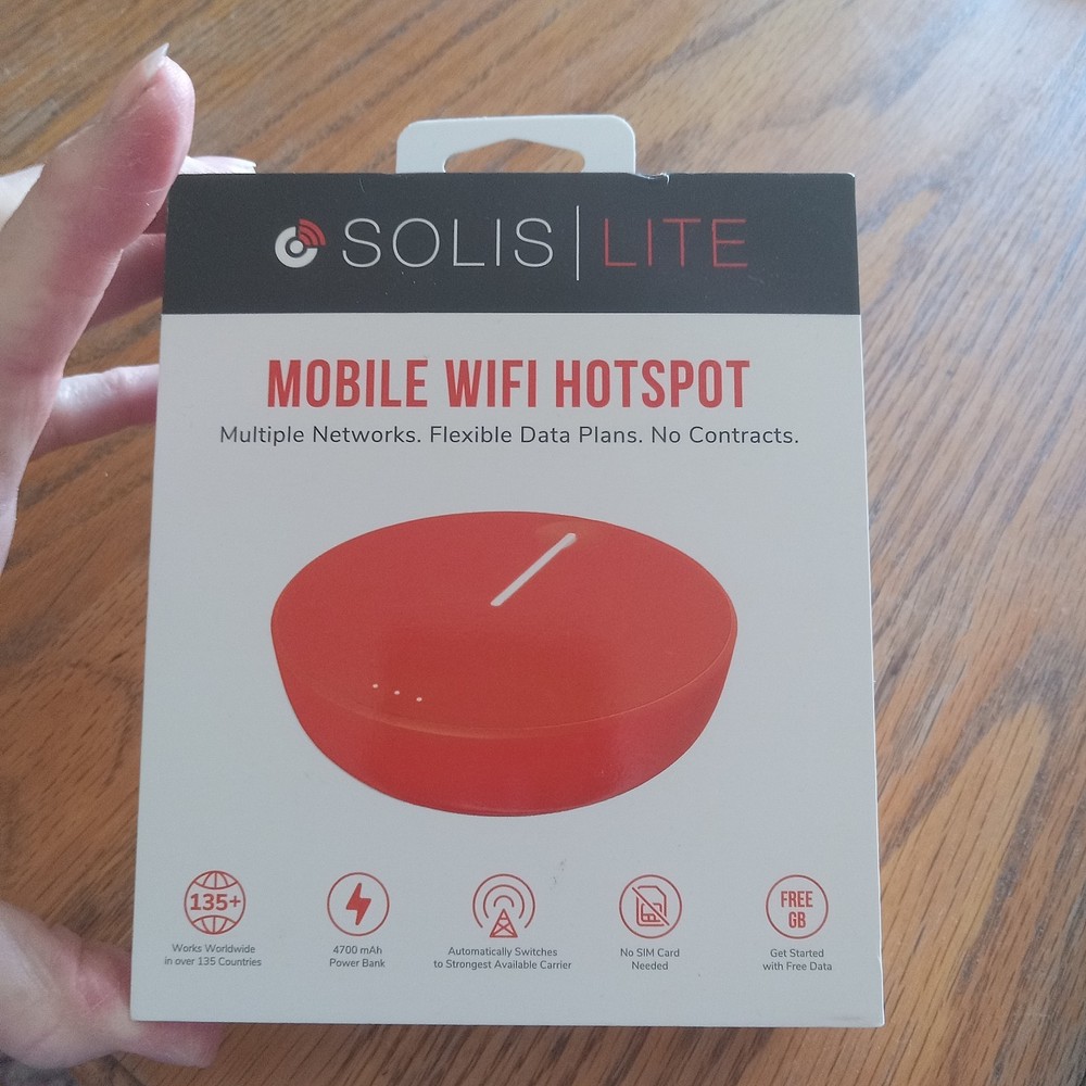SIMO Solis Lite 4G Mobile WIFI Hotspot Multi Network No Contract Sealed NIP