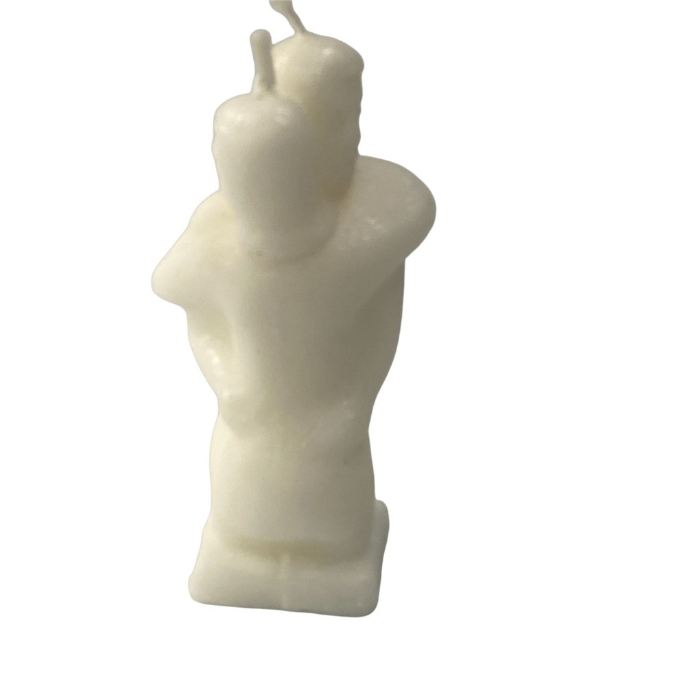 Erotic Couple Candle White