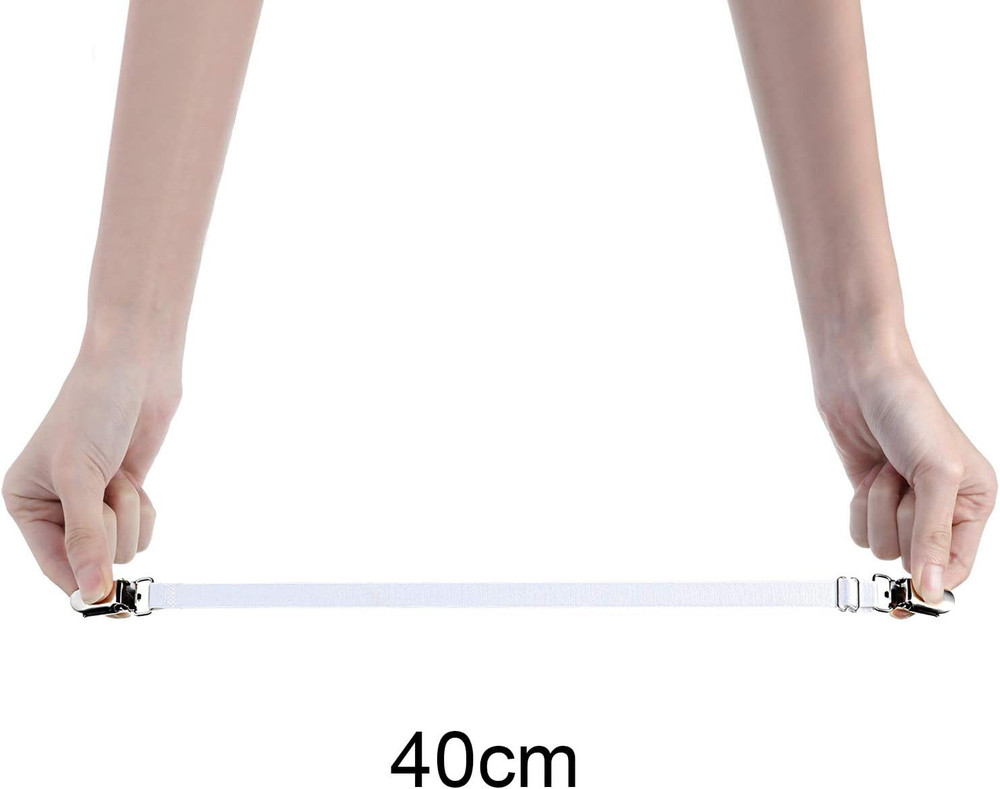 12 Pcs Bed Sheet Clips Straps Sheet Corner Straps Holder Adjustable Mattress Cli