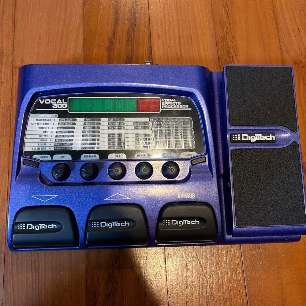 DigiTech Vocal 300 Vocal Multi-Effects Processor Voice Transformer Changer Japan