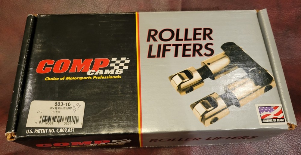 Comp Cams Endure-X Solid Roller Lifters Part # 883-16 BB Chevy BBC V8 396-454