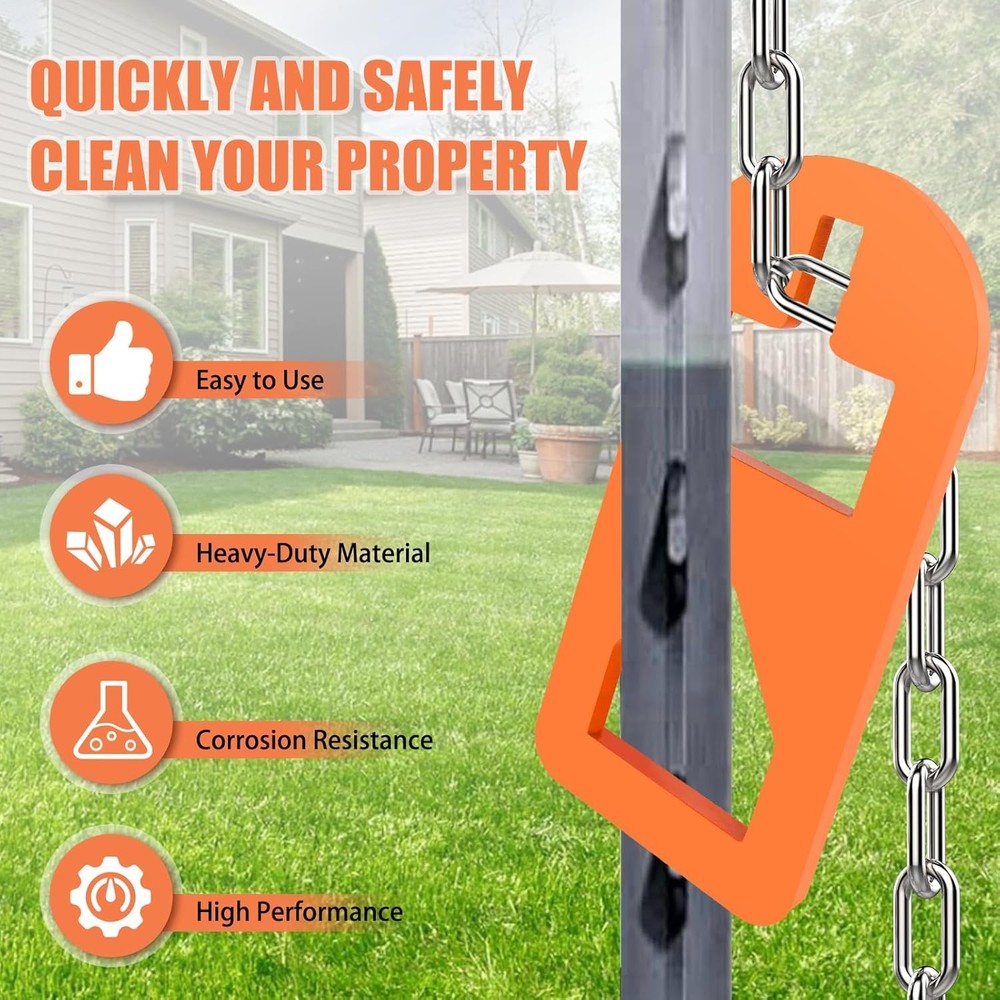 T Post Puller Fence Puller, Farm Equipment Tractor Accessories, orange