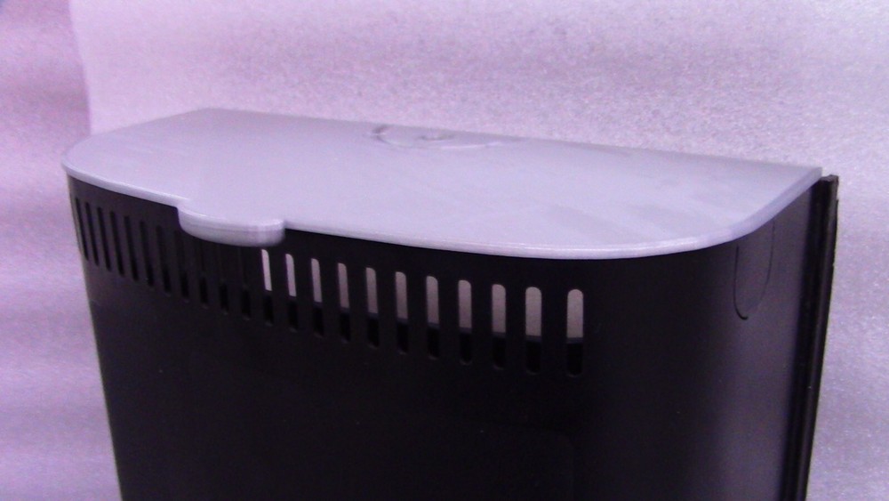 Aqueon Center (Megaflow) Overflow Lid Single Pack 3D Printed Light Gray