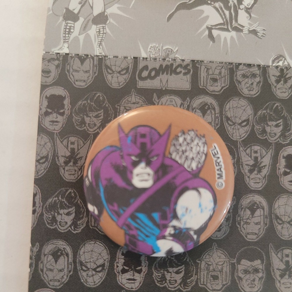 Marvel Mini Button Pin "Set Of 6" Comics VINTAGE