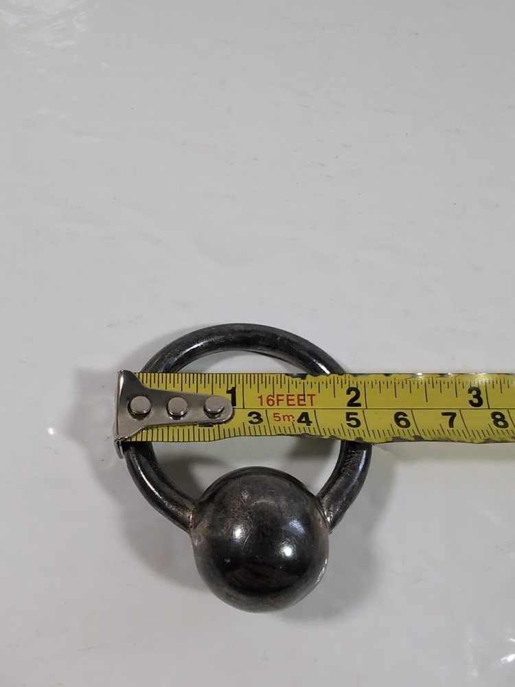 Vintage R&B Rattle Ring Teething Silver Plated?