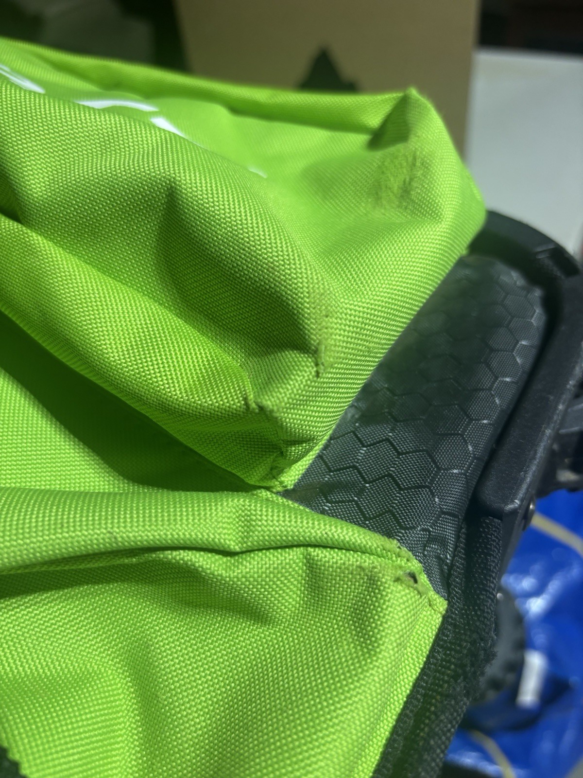 Boombah Rolling Superpack Catchers Bag Neon Green *missing Front Flap *