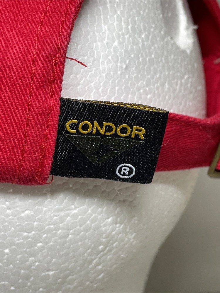 Condor Tactical Hat Red With Huntsman Leadership Summit Patch
