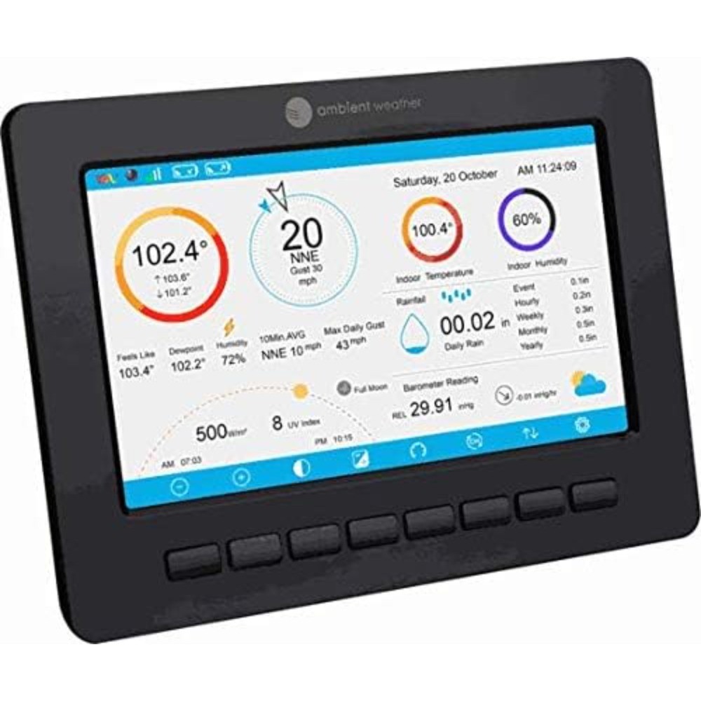 Ambient Weather WS-2000-CONSOLE Console Only, Compatible with WS-2000, WS-1900