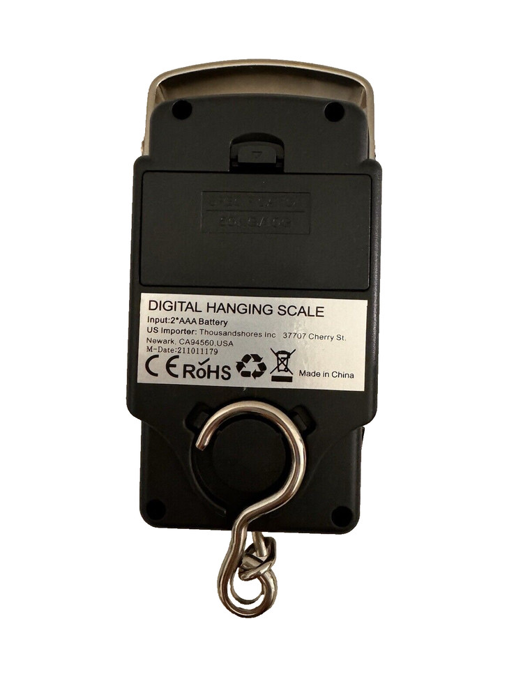 NEW Dr. Meter Digital Hanging Scale, Black ES-PS01 Original Box