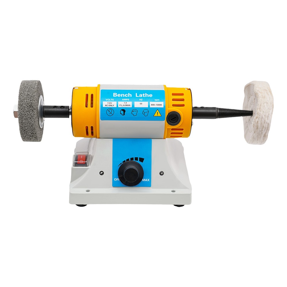 320W Jewelry Polisher Adjustable Variable Speed Grinder Bench Buffer Polisher