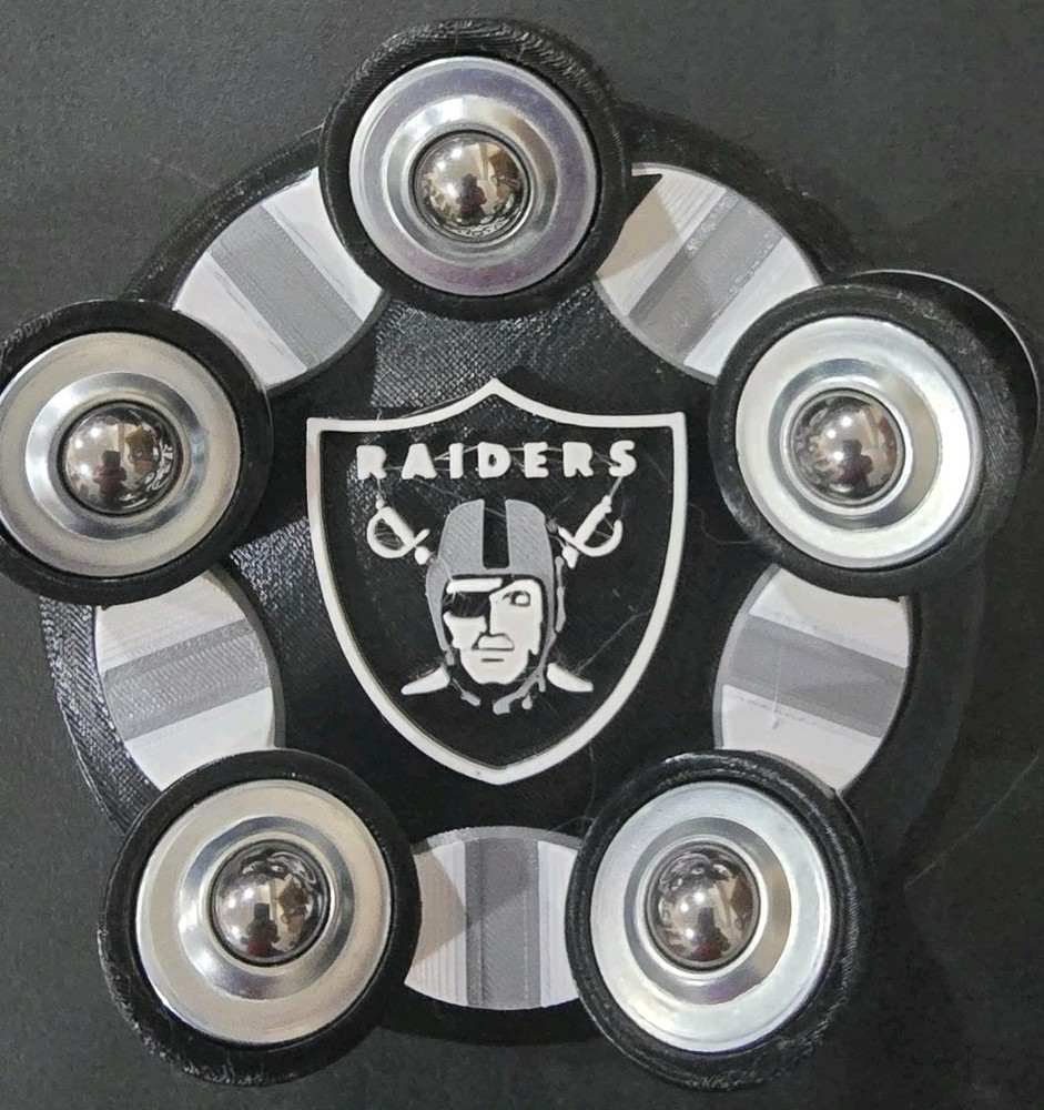 Bowling Ball Spinner - Custom - Raiders