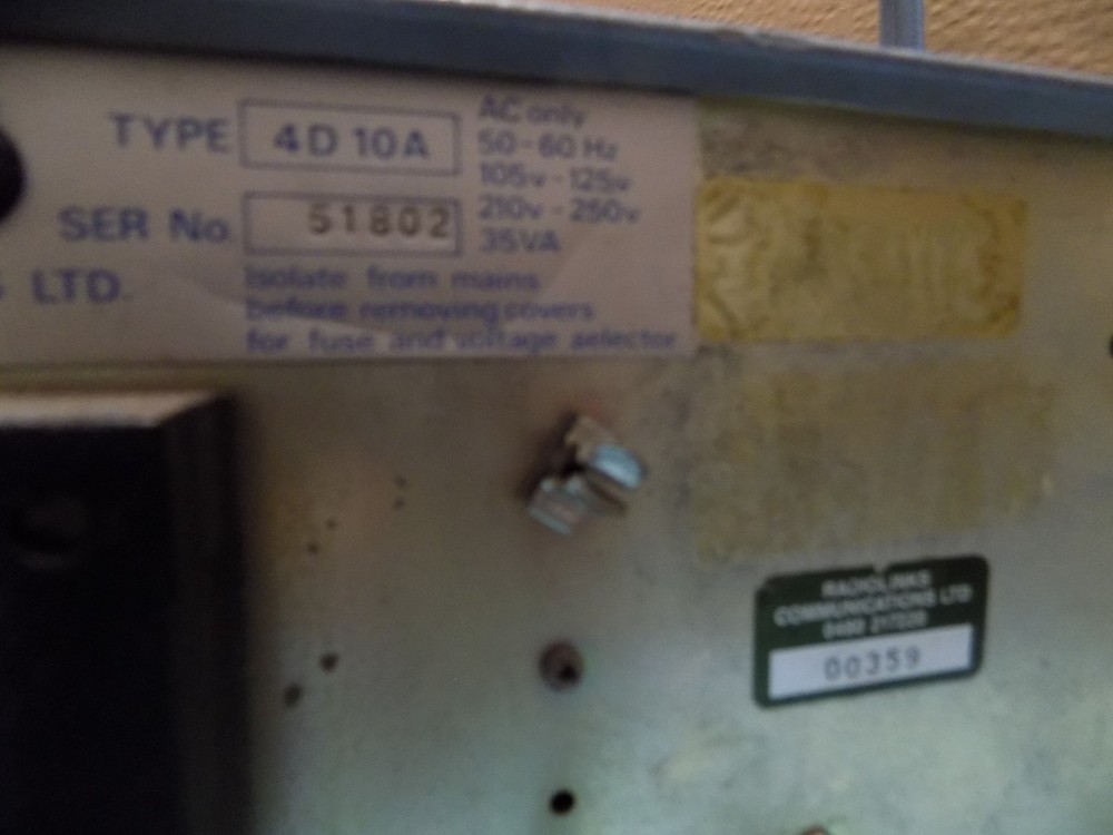 Vintage Scopex Oscilloscope Model 4D10A