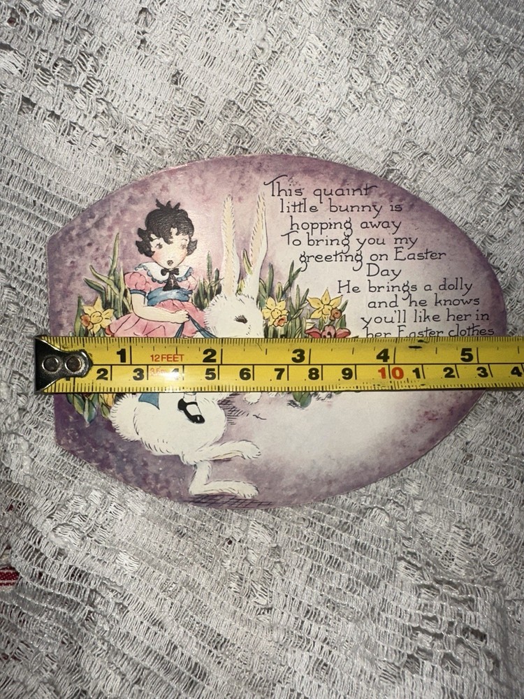 Early 20th Century Easter Paper Doll Card