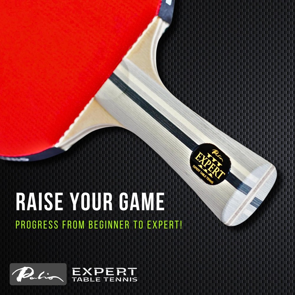 Palio Expert 3.0 Table Tennis Racket & Case | ITTF Approved High-Performance ...