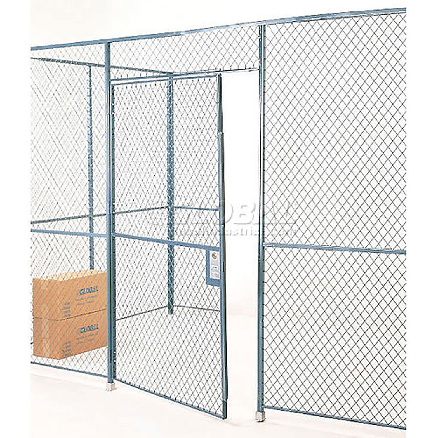 Global Industrial Wire Mesh Hinged Door 3'W x 8'H