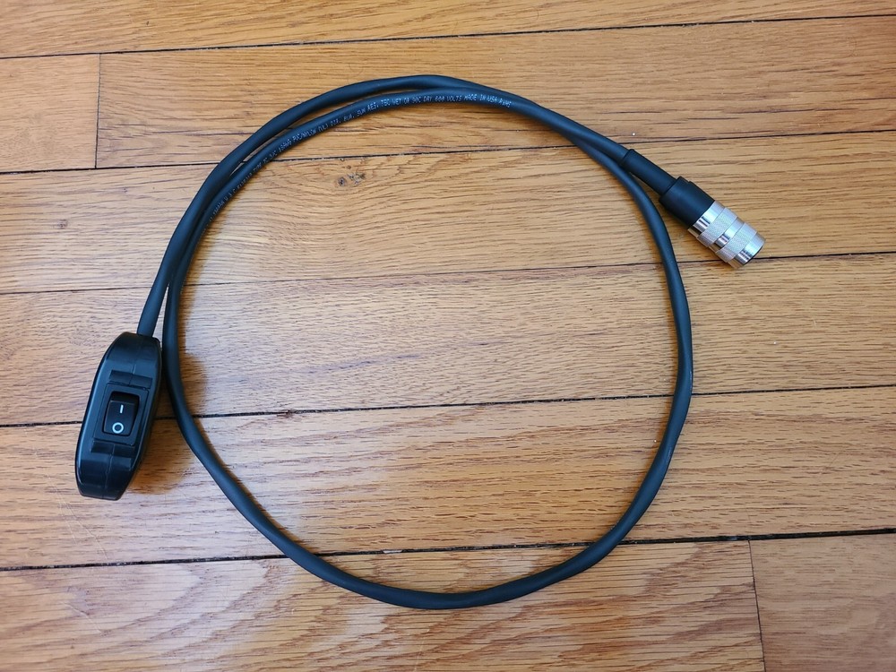 Bolex EL 5-pin Remote Control Cable w/ Switch, ~1m (3.3ft)
