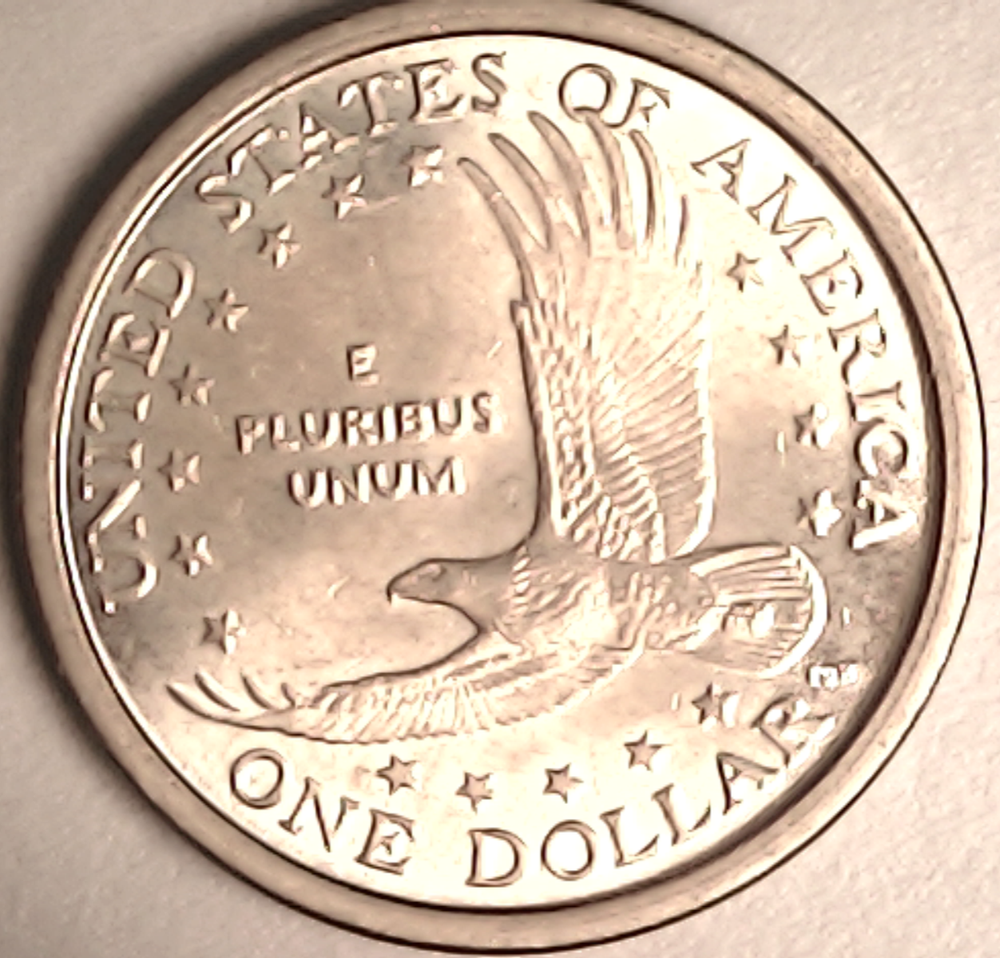 2000P Sagajawea Dollar Coin Double Reverse ERROR