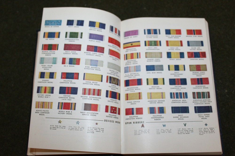 Original Korean War U.S. Navy "The Blue Jackets'' Book, Named & 1950 dated