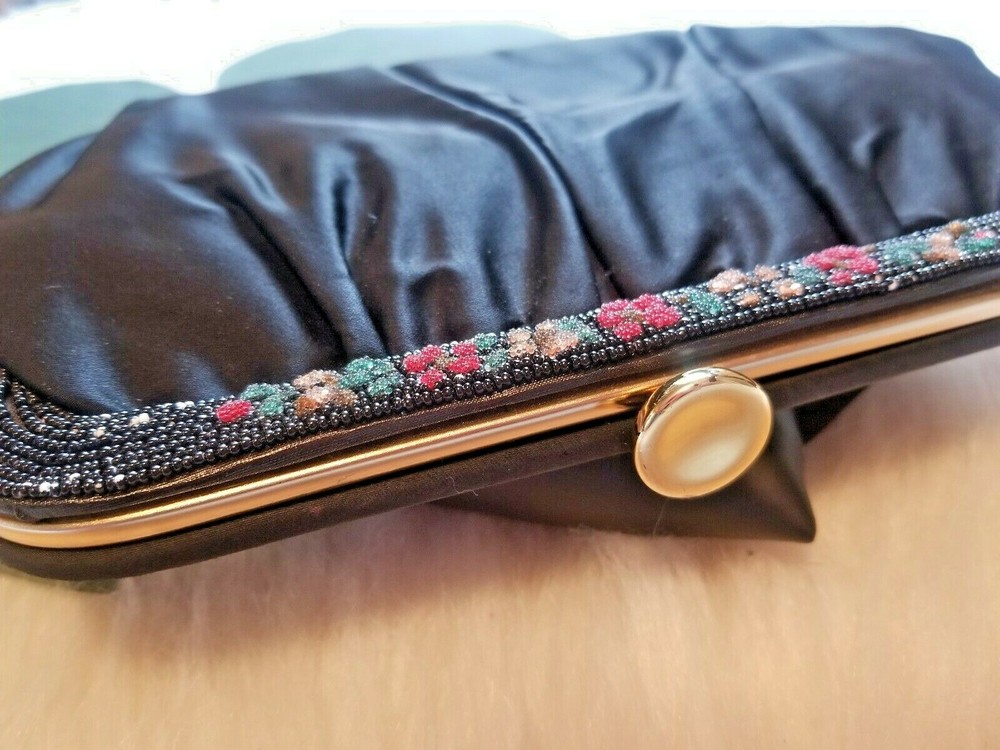 Vintage Paray Black Evening Bag
