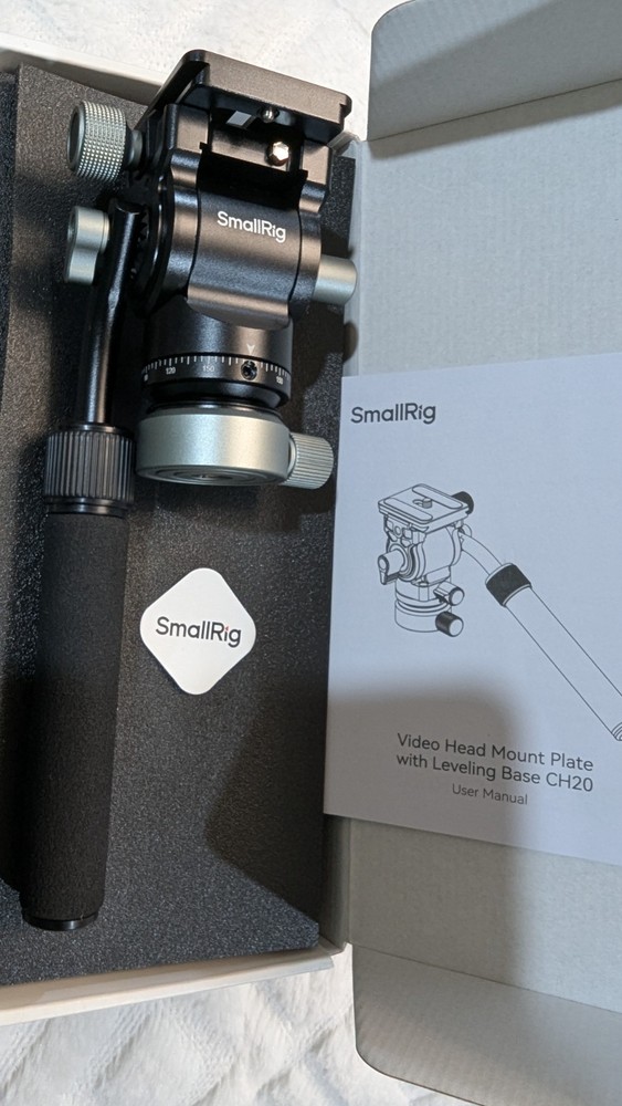 SMALLRIG CH20 VIDEO HEAD WITH LEVELING BASE