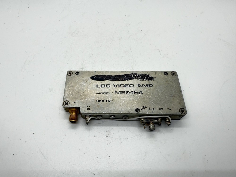ME5154 Log Video Amplifier | RF Detection Module | SMA Input | +15V Supply