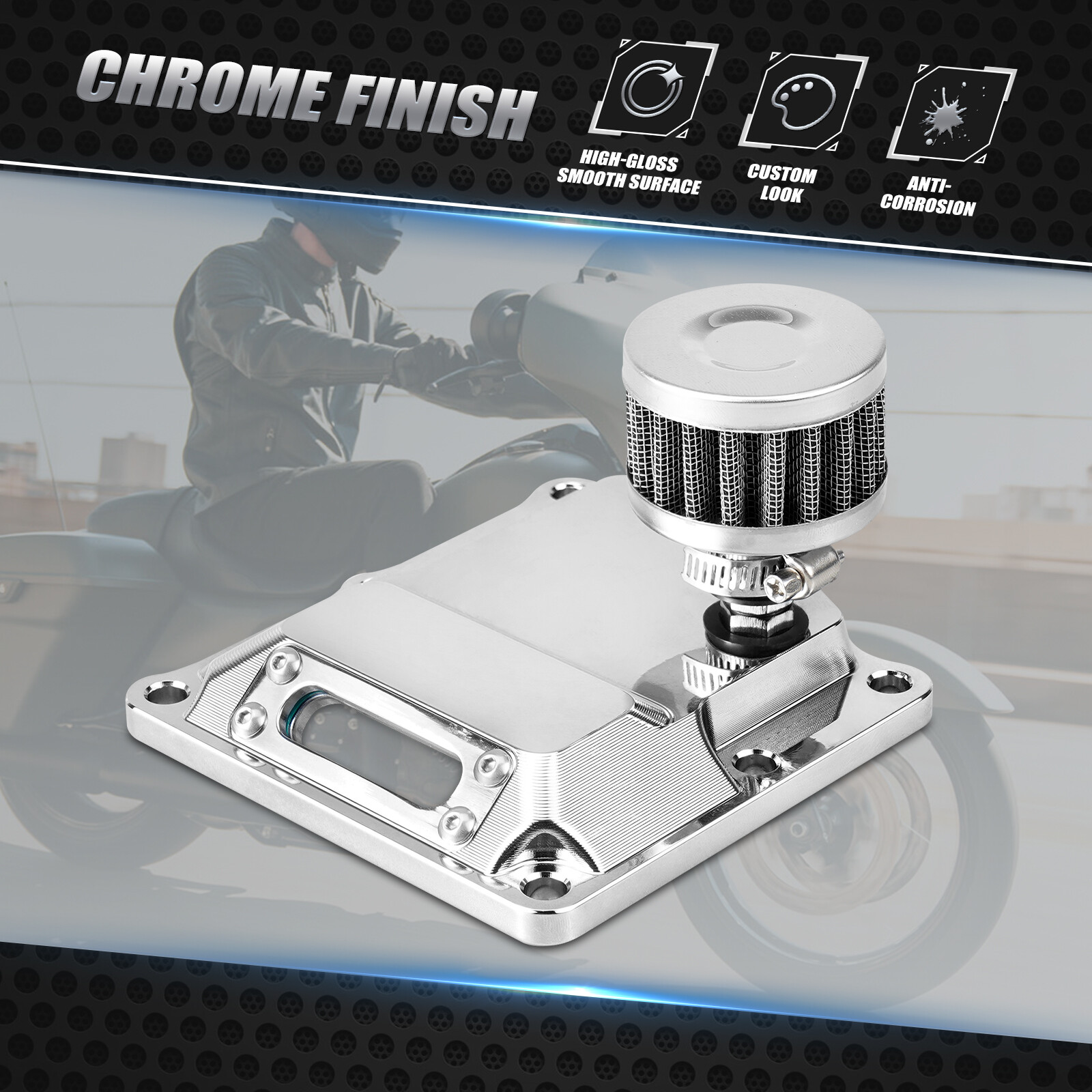 M8 Vented Transmission Top Cover For Harley Road Glide Special FLTRXS 2017-2023