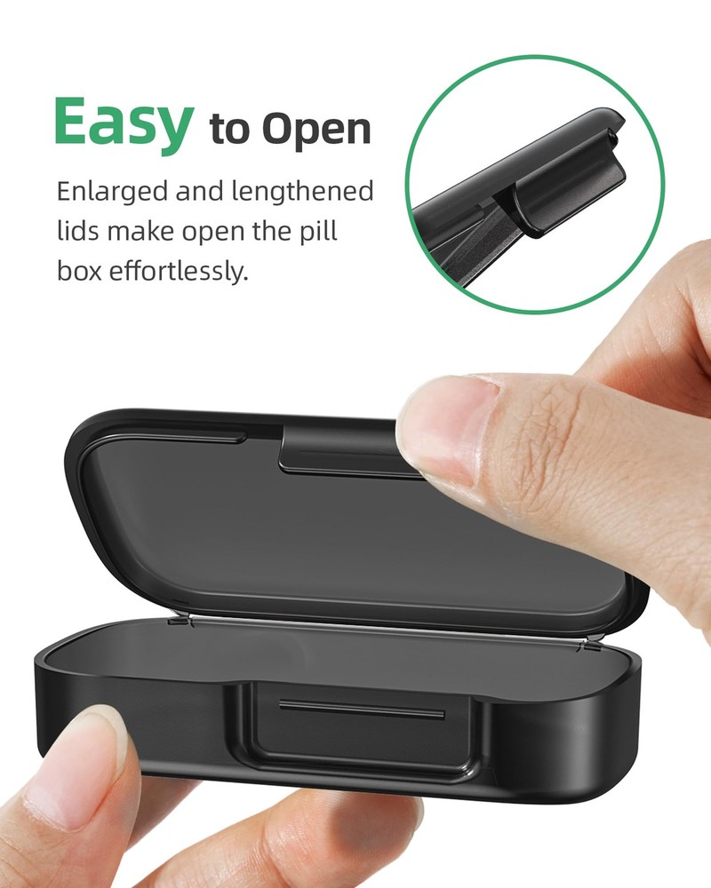 Weekly Pill Organizer with Large Capacity, Arthritis-Friendly 7-Day Case