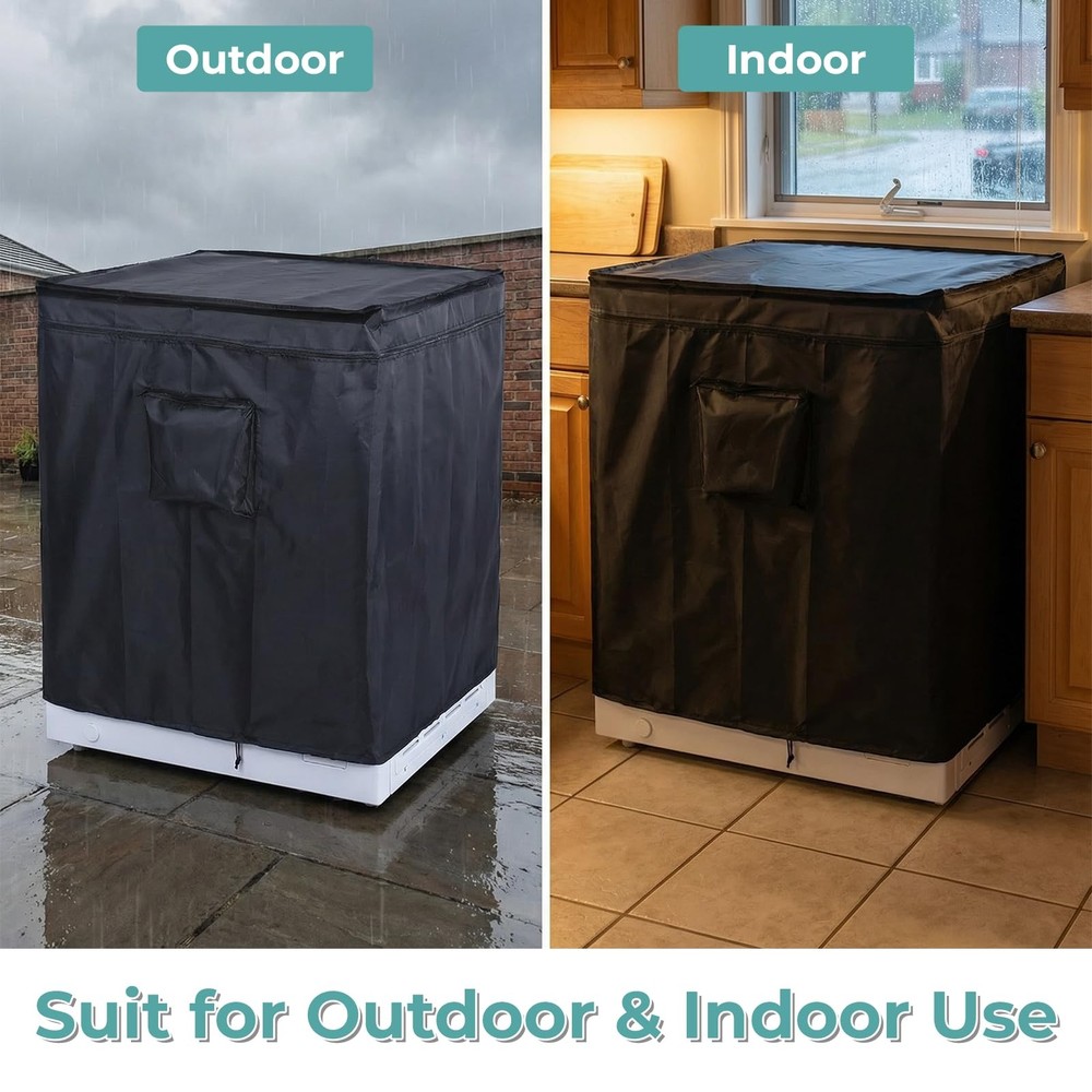 Chest Freezer Cover Deep Covers, Waterproof Freezers Covers Compact...