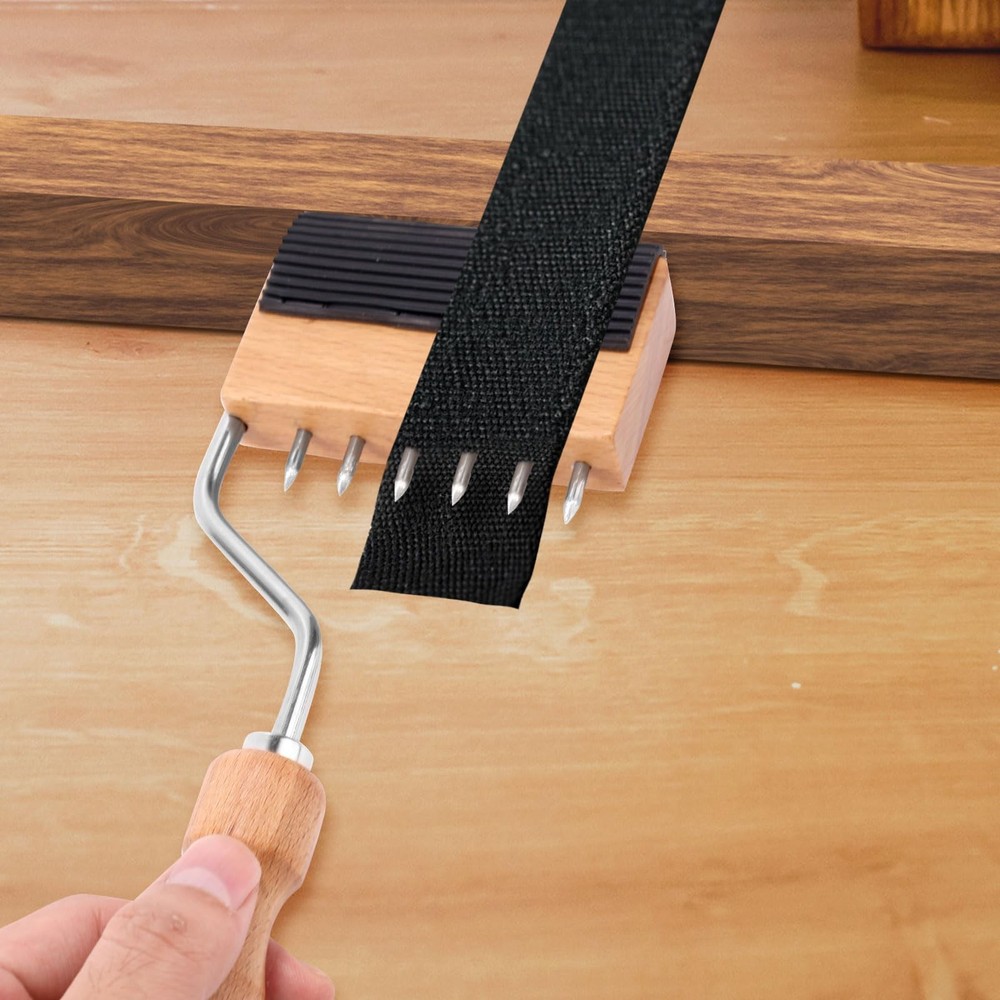 Webbing Stretcher Tool, Wood Handle Webbing Gooseneck Puller Stretcher Practi...