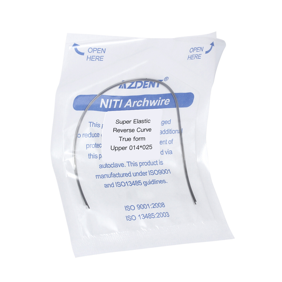 AZDENT Dental Orthodontic Arch Wire Super Elastic Niti Reverse Curve Rectangular