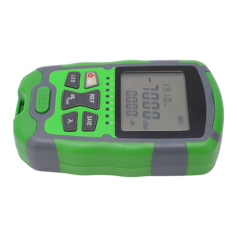 Optical Fiber Power Meter ‑70~+10dbm Digital Display Optic Cable Tester Tool