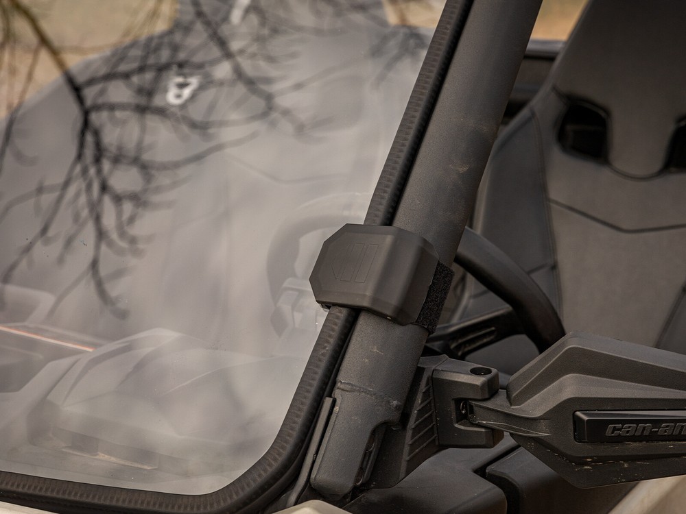 SuperATV Scratch Resistant Vented Windshield for Can-Am Maverick Trail (2018+)