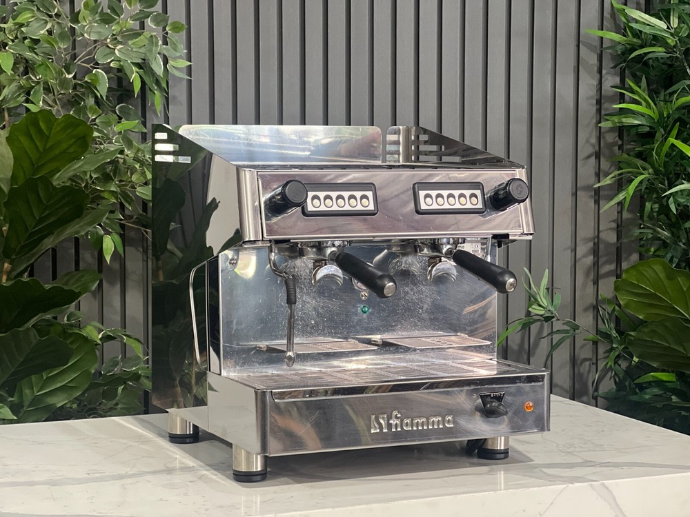 FIAMMA ATLANTIC COMPACT 2 GROUP STAINLESS ESPRESSO COFFEE MACHINE STAINLESS CAFE