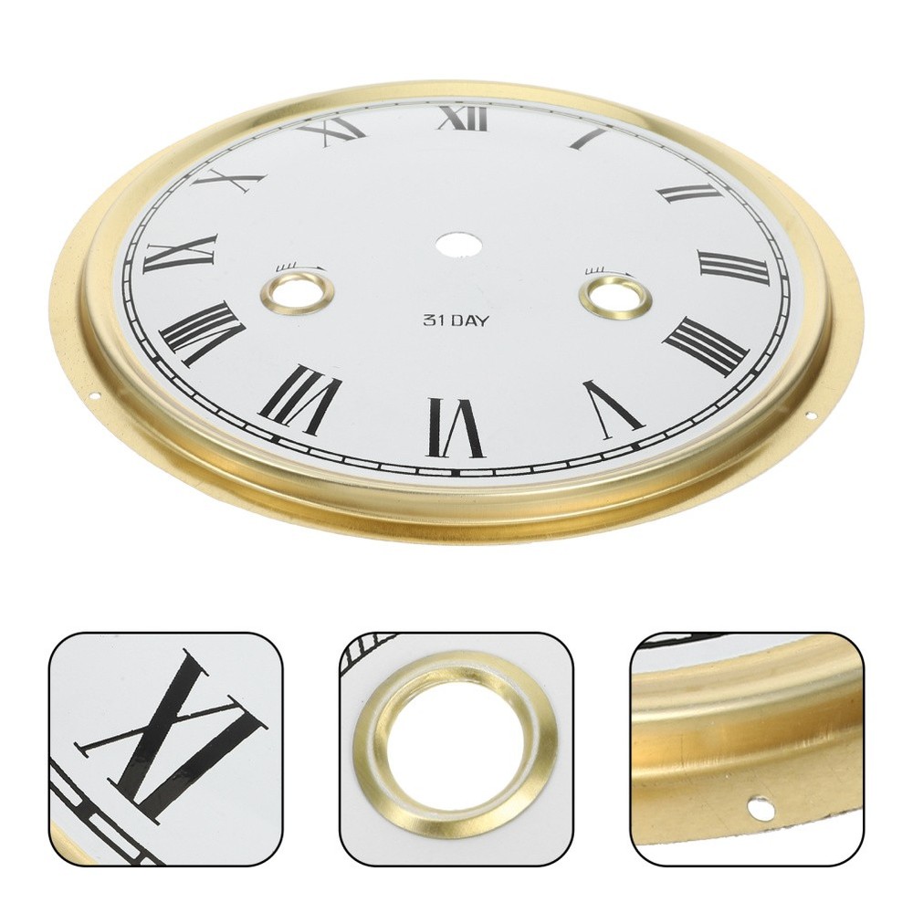 Replacement Clock Insert Vintage Wall Dial Face Faces for Making